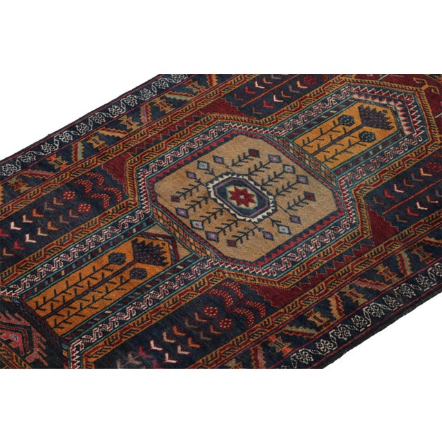 2010s Rug & Kilim’s Baluch Tribal Rug With Colorful Geometric Patterns For Sale - Image 5 of 7