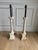 Exceptional Italian hand-carved alabaster column table lamps. Inspired by classical Greek and Roman architecture, each...