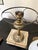 P1960s Brass-Tone Hurricane-Style Dome Table Lamps - a Pair For Sale - Image 11 of 12