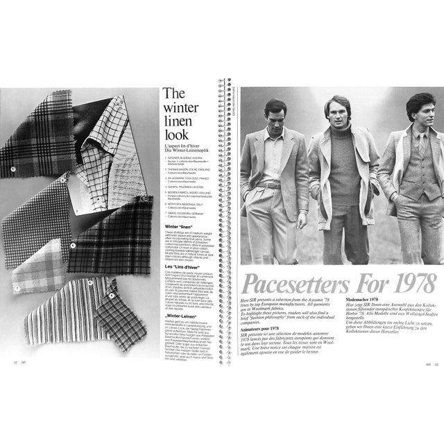 Sir Men's International Fashion Journal 1978 No. 1 For Sale - Image 9 of 11