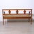Directoire Walnut and Floral Fabric Bench, Italy, 1900s For Sale - Image 9 of 18