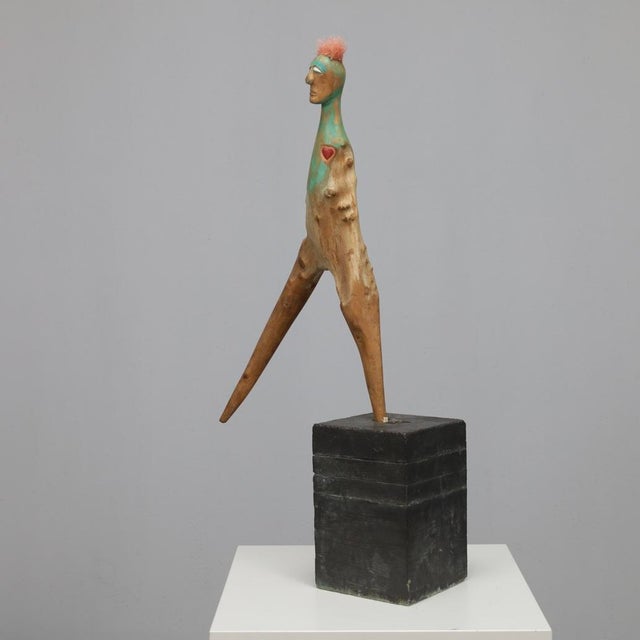 A poetic and charismatic environmental assemblage sculpture by dutch-australian artist tom de munk-kerkmeer, created in...