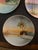 Vintage Hand Painted Meito China Japanese Wall Plates With Gold Trim - Set of 3 For Sale - Image 4 of 7