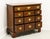 Late 20th Century Late 20th Century Banded Flame Mahogany Chippendale Bachelor Chest For Sale - Image 5 of 12