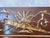 1940s Empire Style Mahogany Wall Mirror With Brass Ormolu Crest For Sale - Image 5 of 5
