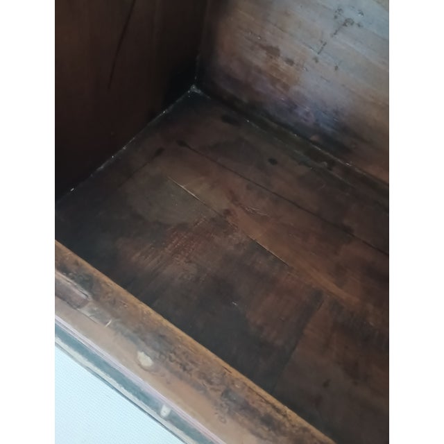 Antique Chinese Hand Painted Hall Cabinet For Sale - Image 12 of 18