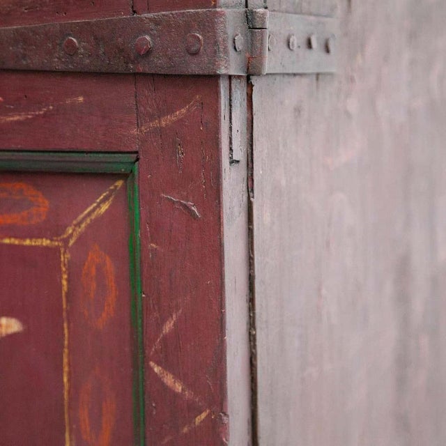 Wood Traditional Spanish Polychrome Wardrobe, 1930s For Sale - Image 7 of 18
