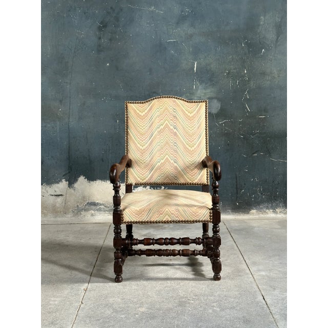 19th Century French Os De Mouton Armchair For Sale - Image 4 of 10