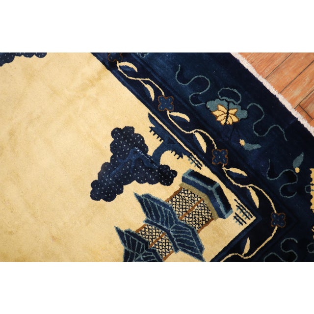 Traditional Antique Chinese Dragon Rug - 6'2" x 8'8" For Sale - Image 3 of 12