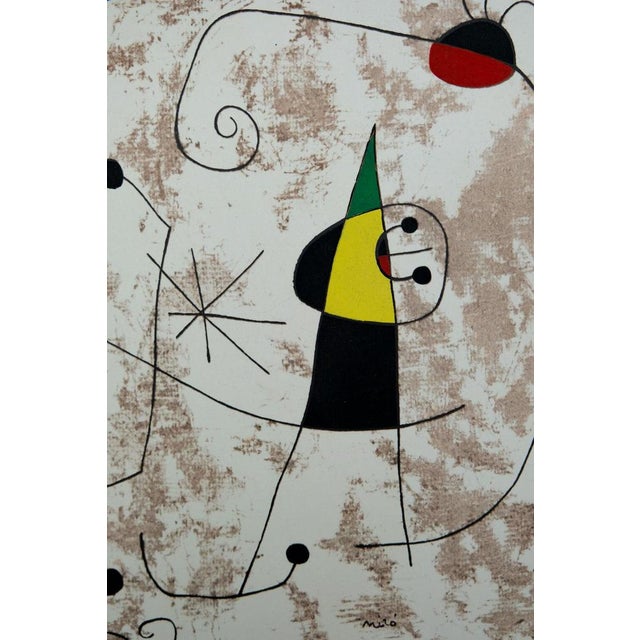 Joan Miro, Personnage dans la nuit, Lithograph For Sale - Image 4 of 7