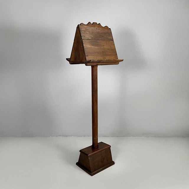 Italian Bookstand in Wood, 1930s For Sale - Image 14 of 14