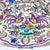 Early 20th Century Antique Hand-Painted Polychrome Faience Wall Plate With Birds and Floral Motifs For Sale - Image 5 of 11