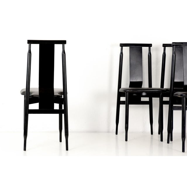 Lierna Chairs by Pier Giacomo and Achile Castiglioni for Gavina, Italy, 1958, Set of 6 For Sale - Image 4 of 12