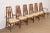Broyhill Brasilia Style Mid-Century Modern Sculpted Walnut High Back Dining Chairs, Set of Six For Sale - Image 12 of 12