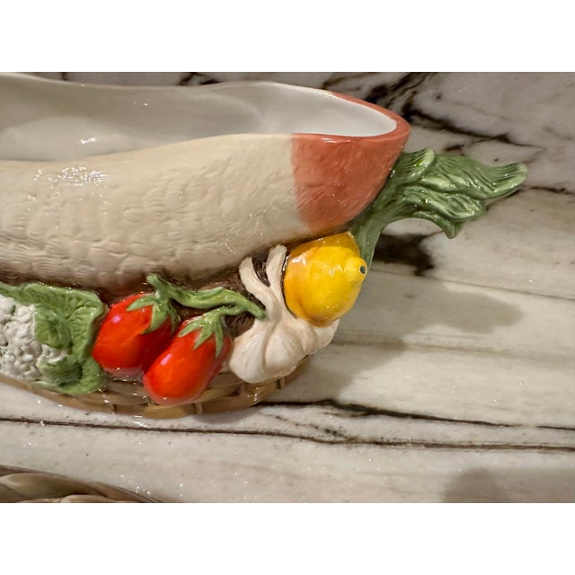 Vintage Duck Porcelain Soup Tureen Chairish