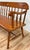 Wood Vintage Amana Made Windsor Style Wood Spindle Back Bench For Sale - Image 7 of 12