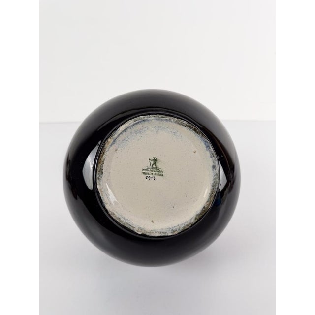 Mid-Century Italian Maiolica Vase attributed to Gariboldi for Richard Ginori San Cristoforo, 1930s For Sale - Image 11 of 16