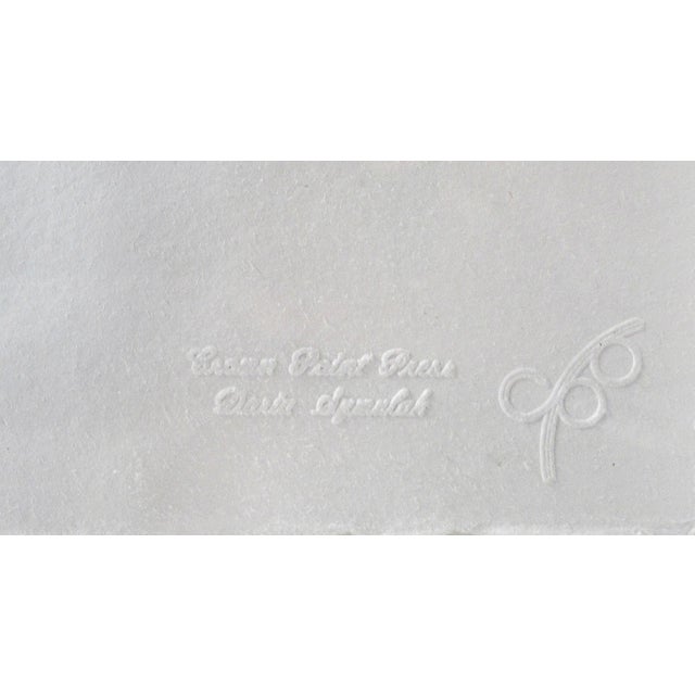 Paint Sol Lewitt "Curvy Brushstrokes" Large Etching With Aquatint, Framed 1997 Original Print For Sale - Image 7 of 8