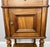 Antique French Walnut Bedside Table with Marble Top For Sale - Image 6 of 16