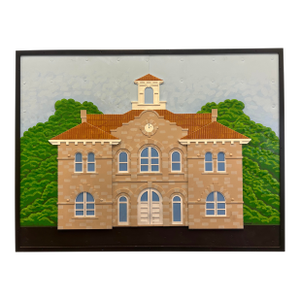 2010s Framed Mixed Media Sculpture, Martin Munson's the Sonoma City Hall - 1 Piece