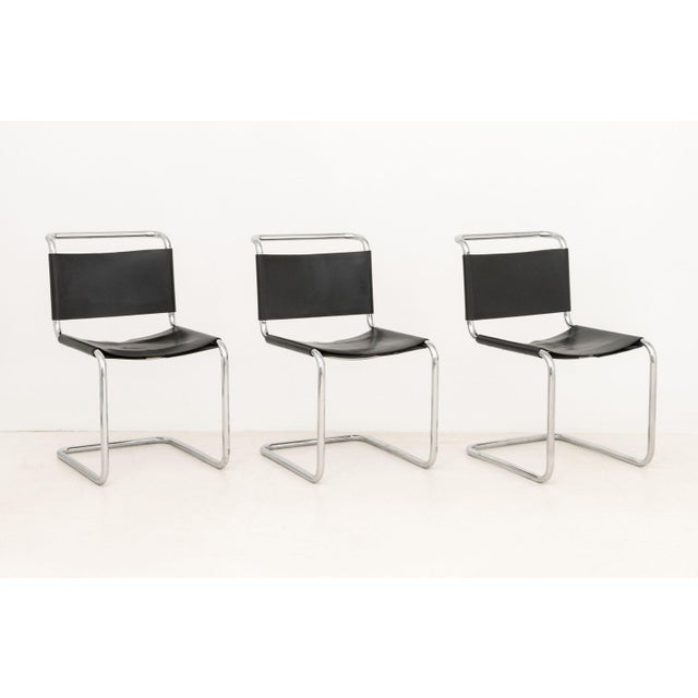Mid 20th Century Mies Van Der Rohe for Knoll Mr10 Cantilever Chairs, 6 For Sale - Image 5 of 16