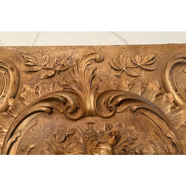 Late 19th Century Stunning 19th Century French Painted Plaster Relief Panel, Louis XVI For Sale - Image 5 of 11