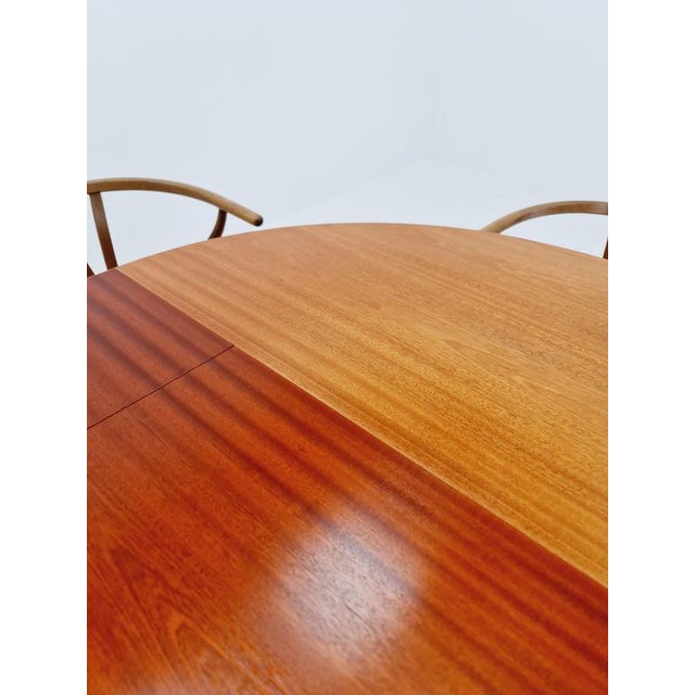 Mid-Century Round Walnut Dining Table by Luigi Massoni, Italy, 1960s For Sale - Image 13 of 18