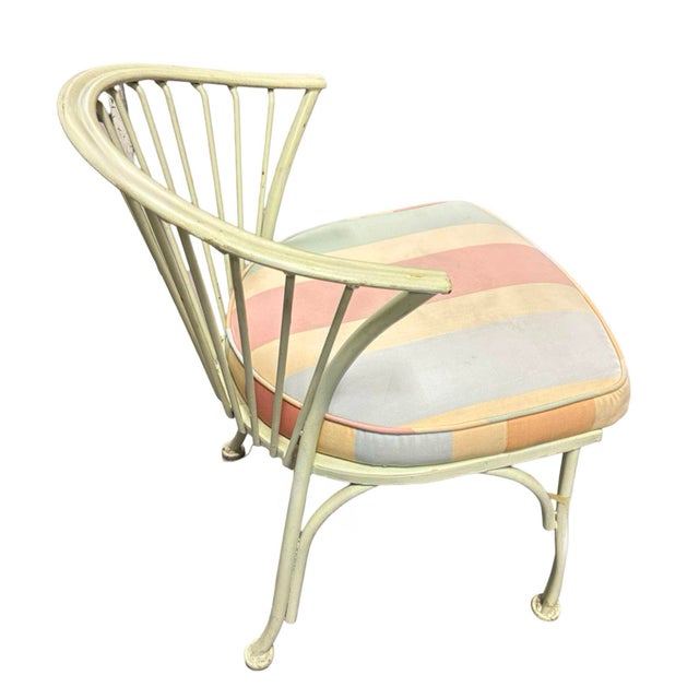 1950s 1950's Set of Four Woodard Pinecrest Outdoor Chairs, Attributed For Sale - Image 5 of 7