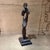 1980s Abstract Modern Faux Bronze Composite Sculpture Stylized Female Figure For Sale - Image 5 of 12