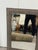 Silver Transitional Hammered Zinc Wall Mirror For Sale - Image 8 of 12