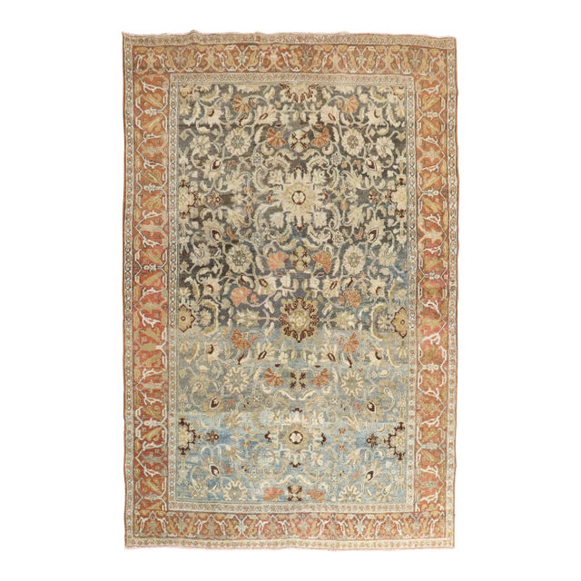 Antique Persian Senneh Bibikabad Rug - 4'7" x 6'6" For Sale