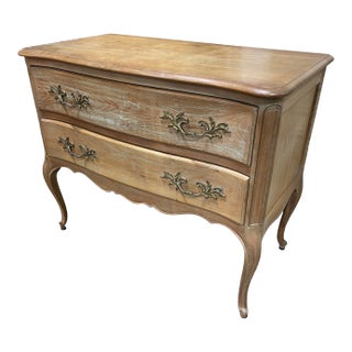 Bleached Walnut Queen Anne Lowboy Silver Chest For Sale