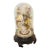 Antique Sea Shell Floral Bouquet Arrangement With Immortella in Dome For Sale