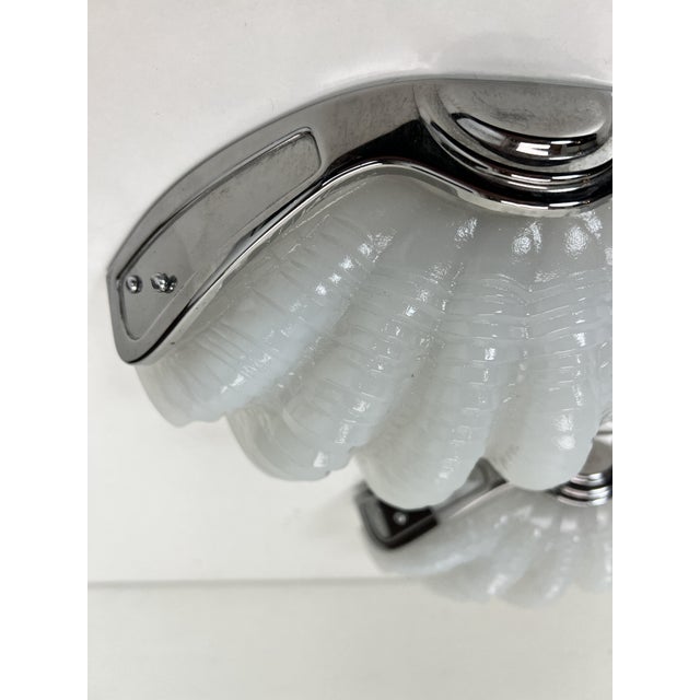 Art Deco Shell Wall Lights, 1920s, Set of 2 For Sale - Image 6 of 18