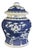 1960s Blue and White "Cracked Ice and Prunus" Porcelain Ginger Jar With Lid For Sale