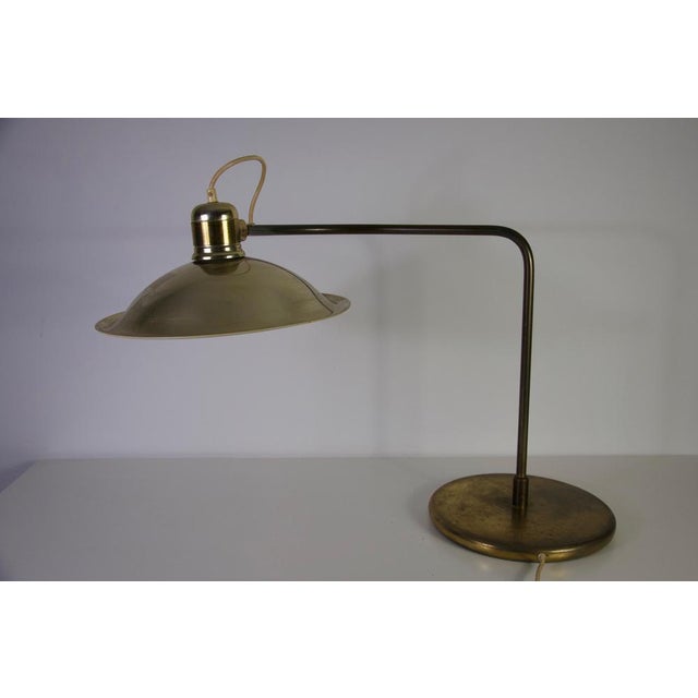 Mid-Century Brass Table Lamp, Germany, 1960s For Sale - Image 6 of 13
