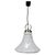 Mid-Century Bell Glass Pendant Lamp, Former Czechoslovakia, 1970s For Sale - Image 11 of 11