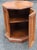 Wood Mid 20th Century Hexagonal Oak Side Table Cabinet For Sale - Image 7 of 8