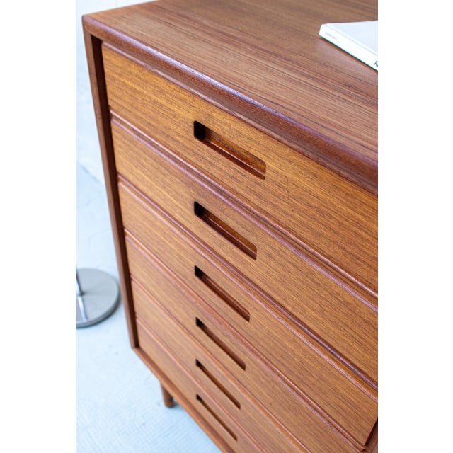 Danish Chest of Drawers in Teak, 1980s For Sale - Image 11 of 14