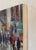 Contemporary Eastside by Jim Beckner | Oil on panel City street scene with people walking in the rain. For Sale - Image 3 of 4