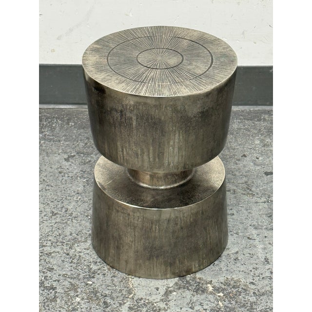 Metal Moe's Home Victor Side Table/Stool For Sale - Image 7 of 12