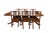 Late 20th Century Vintage Ethan Allen Chippendale Style Extension Dining Table & 8 Chairs For Sale - Image 5 of 17