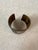 Metal Vintage Solid Copper & Silver Cuff Bracelet Featuring a Raised Mayan or Aztec-Style Figure For Sale - Image 7 of 7