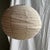 Large Round Pink Japanese-Style Rattan and Natural Linen Pendant Light For Sale - Image 14 of 18