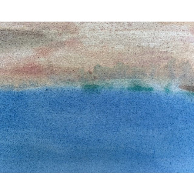Paint Vintage Painting - Frankenthaler Style Landscape For Sale - Image 7 of 9