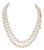 1990s Mikimoto Estate Akoya Pearl Necklace 36" 18k Y Gold 9 Mm Certified For Sale