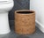 Boho Chic Artifacts Rattan Round Waste Basket with Metal Liner in Honey Brown - 11" For Sale - Image 3 of 7