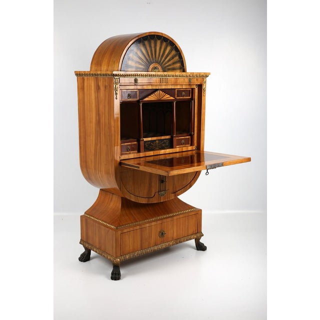 Lyra Cherry Tree Secretary, Vienna, 1815 For Sale - Image 11 of 18