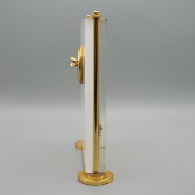 Marina Mantel Clock by Jaeger LeCoultre for Aeg, 1960s For Sale - Image 4 of 10