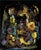 Coral Bouquet - Abstracted Underwater Scene in Acrylic on Masonite High contrast abstract composition by an unknown artist...